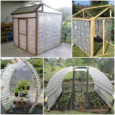 Plastic Bottle Greenhouse   Outside Styles   Pinterest  plastic greenhouse outside