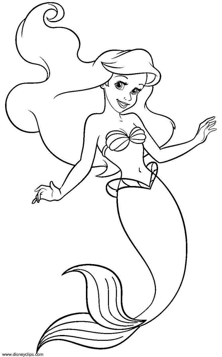 Ariel Cartoon Drawing at GetDrawings | Free download