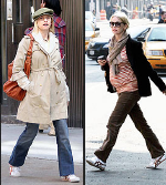 Naomi Watts wearing Asics sneakers