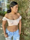 My Style: Stone Frill Milkmaid Open Back Top