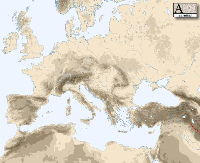 Map Zagros Mountains