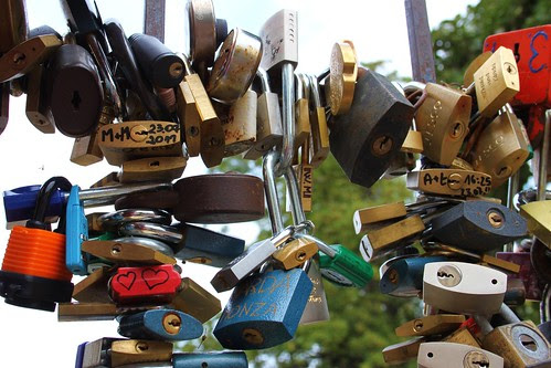 Love padlock