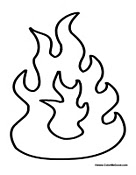 Download Fire Coloring Pages