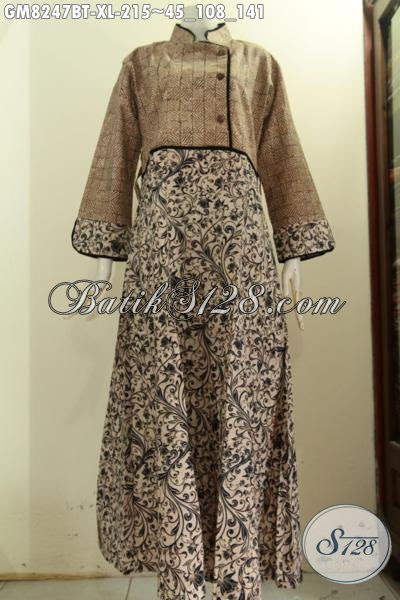 Model Baju Batik Gamis Wanita Dewasa Pakaian Batik Kerja Dan Acaraq