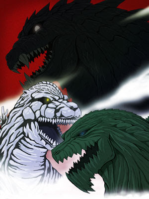 ゴジラ66周年記念イラストを描きました Rising Blue Blog