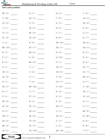  multiplication worksheets multiplication worksheets division