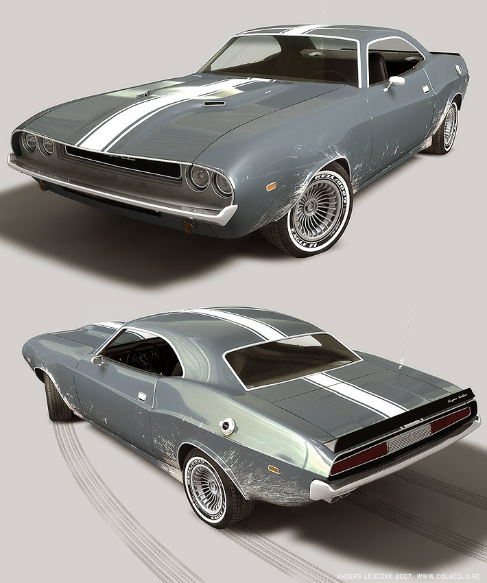 old Muscle cars wallpaper