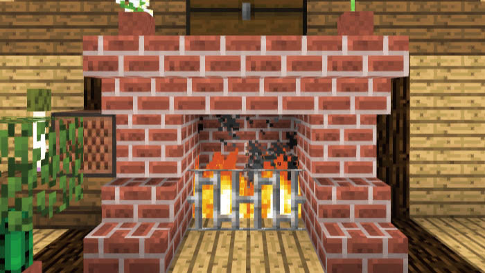 マイクラ 暖炉 発火