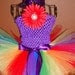 RAINBOW BRITE tutu set.....3piece set.....Perfect for the birthday girl, photos or dance
