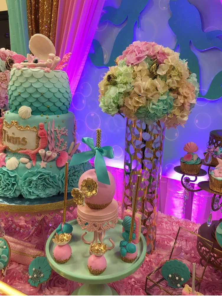 Twins Under the Sea Mermaid Party - Birthday Party Ideas ...