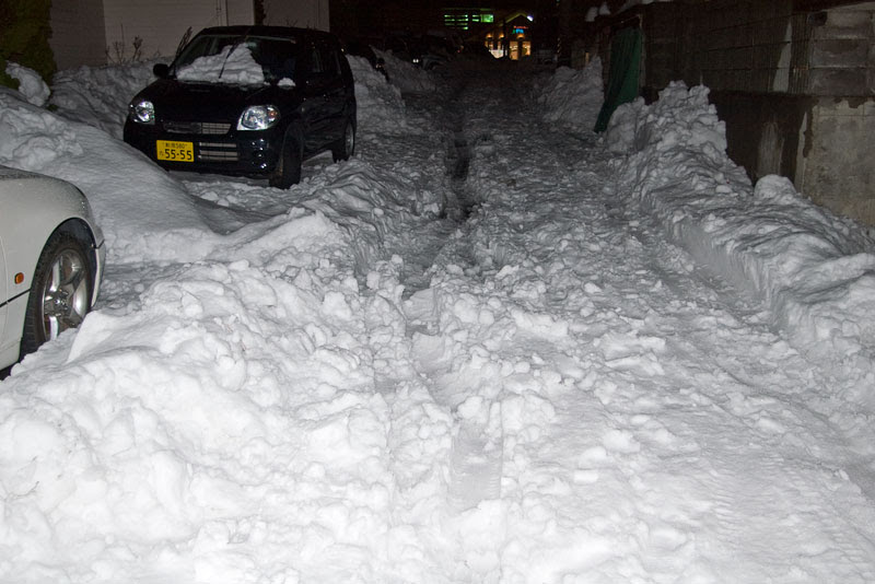 間違いだらけの雪道脱出 お気楽な星見