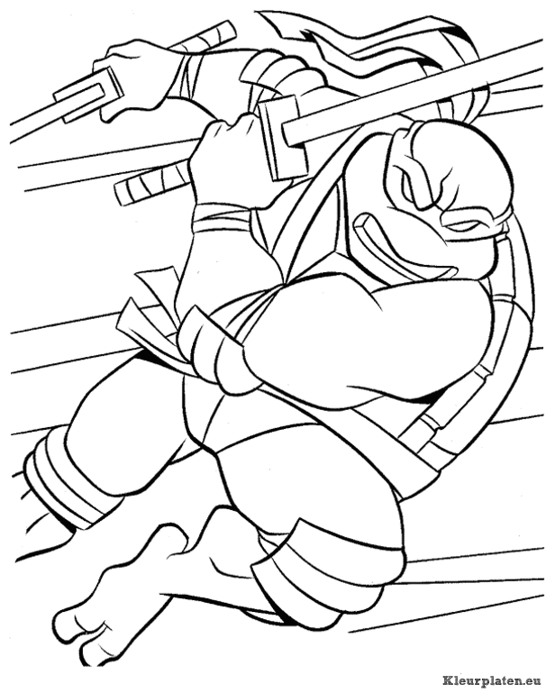 Ninja Turtles Kleurplaten | Kleurplaten.eu