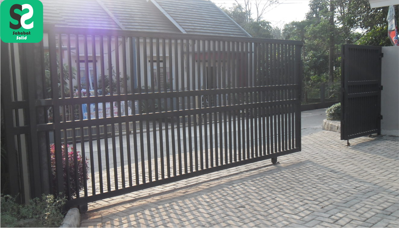 Pintu Pagar Minimalis Bengkel las Depok Pintu Pagar Minimalis Bengkel las Depok