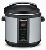 Cuisinart CPC-600 1000-Watt 6-Quart Electric Pressure Cooker, Brushed Stainless and Matte Black