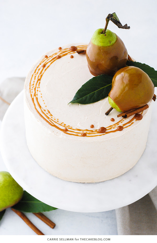 Salted Caramel Pear Mud Cake
