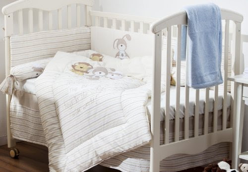 Toy Shelf 4-piece Crib Bedding Set