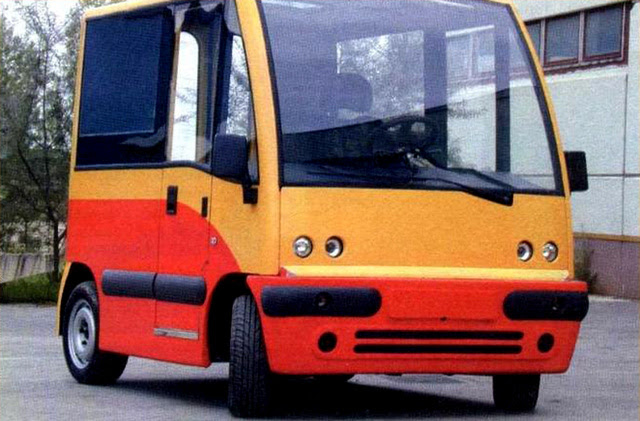 Nagyon kevés az információ az Ikarus-Swatch törpebuszáról. Ez a kép is az egyetlen az Ikarus archívumban