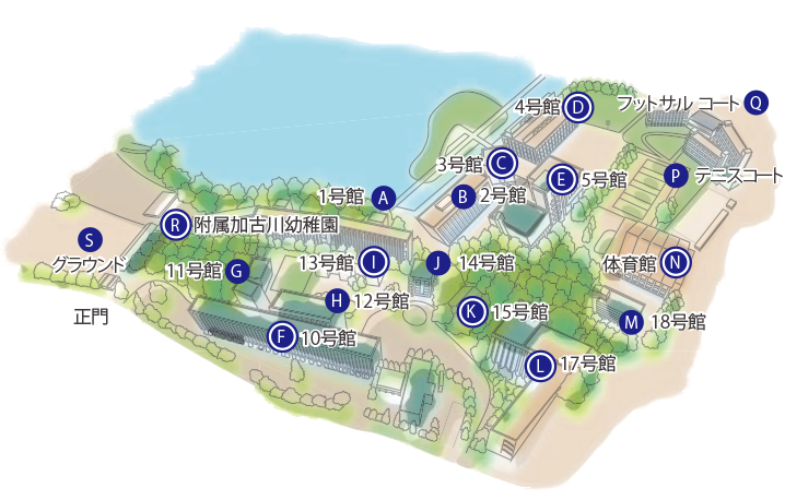 キャンパスマップ 総合案内 兵庫大学 兵庫大学短期大学部