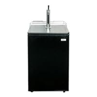 Summit : SBC500B 24 Freestanding Full Keg Beer Dispenser with Manual Defrost - Black