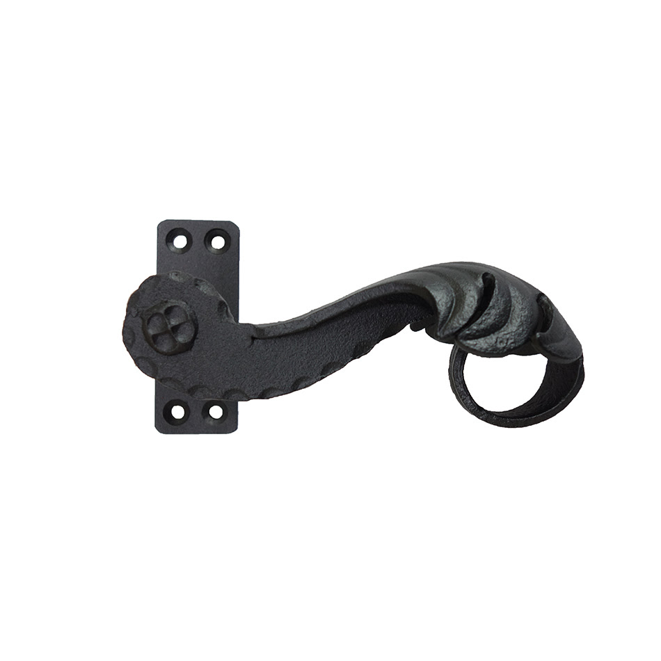 ハンドメイドで作るアンティーク風ロートアイアン製ドアレバー