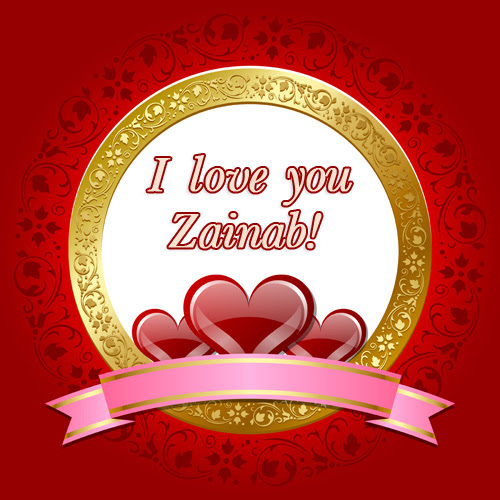 I Love You Zainab Pictures Declarations