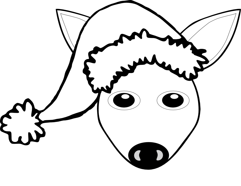 Free Santa Hat Coloring Page Download Free Santa Hat Coloring Page Png Images Free Cliparts On Clipart Library