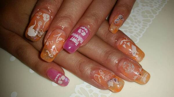 オラフとハロウィンネイル ネイルギャラリー 所沢駅 西所沢駅にあるネイルサロン Nail Salon For You