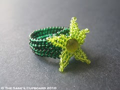 Deep Green Sea Ring by The Sage's Cupboard