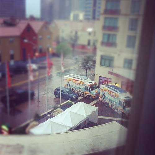The @todayshow Food Trucks at the Marriott #sxsw
