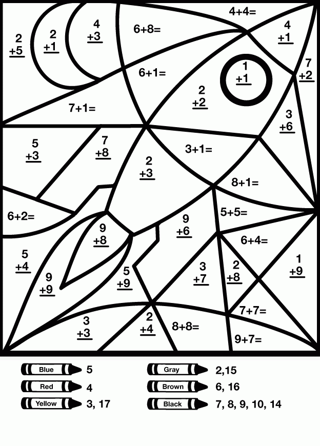Printable Math Coloring Worksheets 4Th Grade - Clip Art Library