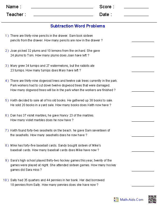Grade 2 math problem solving worksheets