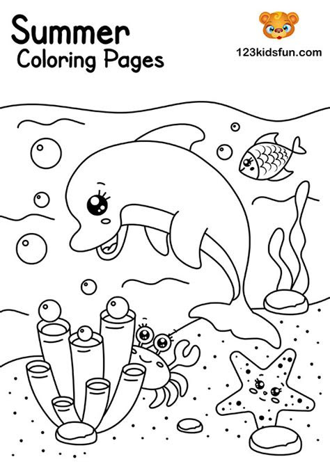  free printable summer coloring pages for kids 123 kids fun apps
