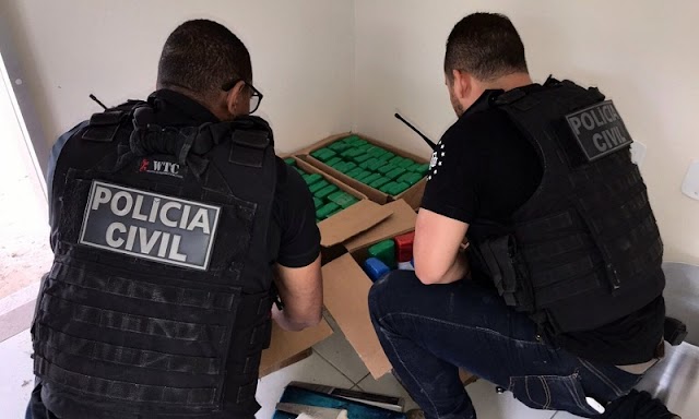 Polícia Civil desarticula laboratório de refino de cocaína