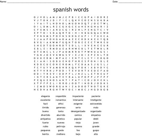 Add your own answers, images, and more. printable word searches spanish freeprintabletmcom