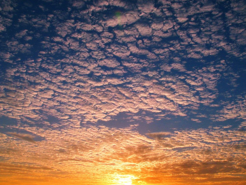 夕焼け雲 壁紙写真集 無料写真素材