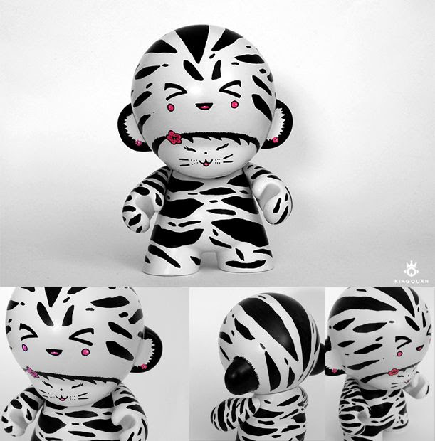 Custom Munny "Princess Byakko (White Tiger)" by KingQuan