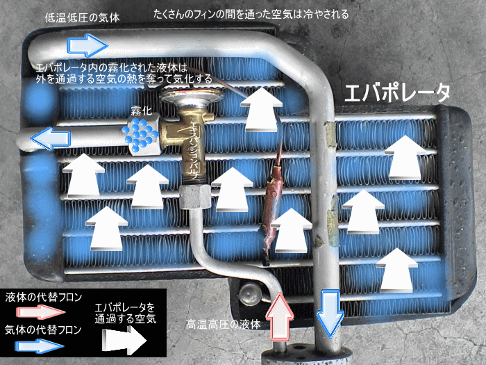 エバポレータの洗浄 平塚市の整備工場シティーオート テクニカ