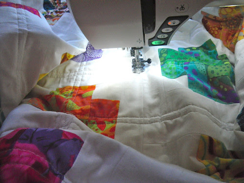 Quilting straight lines