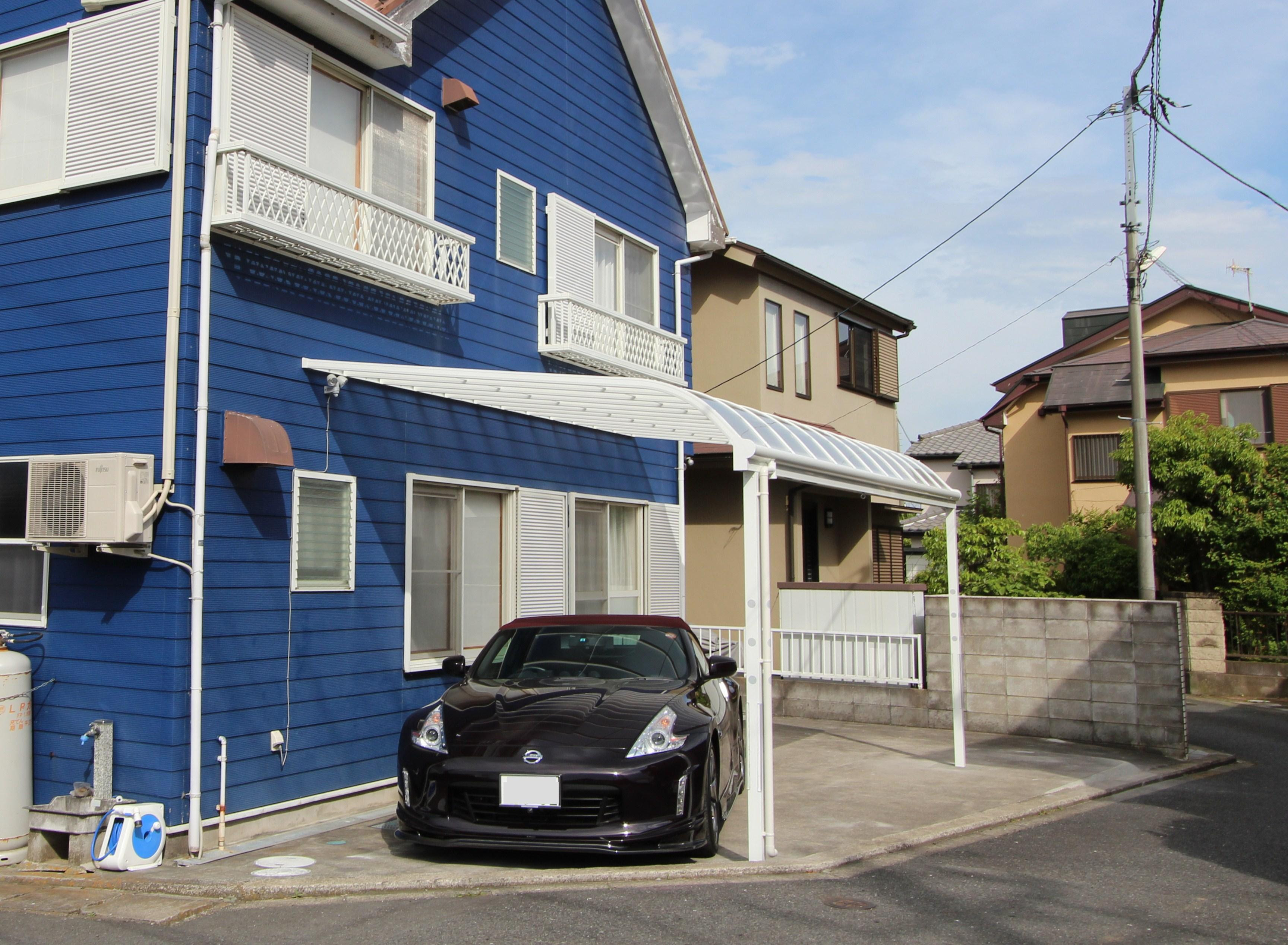 大き目テラスでひさしの無い窓に屋根を 平塚市 平塚市 新築 リフォーム エクステリア アトラスホーム