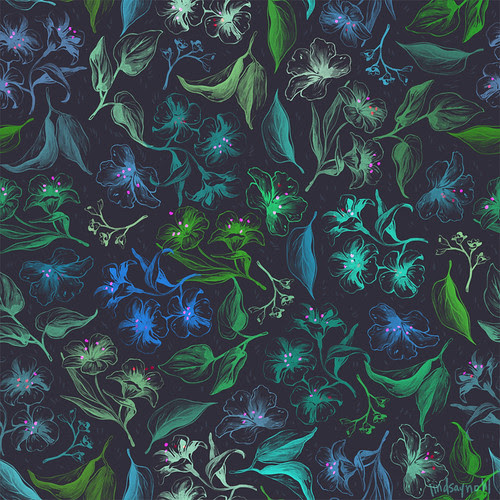 Watercolor Flowers - by Lindsay Nohl