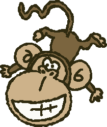 猿のイラスト集 アイコン 背景画像 壁紙 条件付フリー素材集