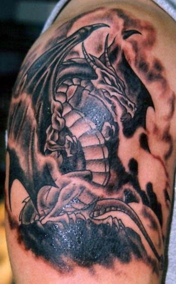 Dragon Sleeve Tattoos