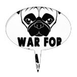 war for planet of pugs cool dog cake topper