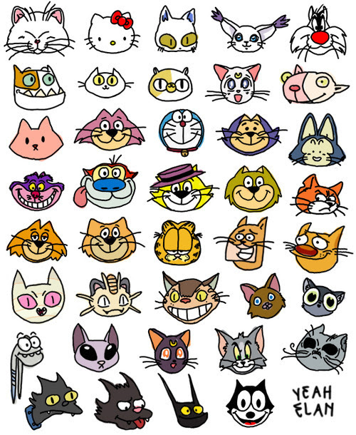 猫のキャラクター大集合にゃー きよおと Kiyoto