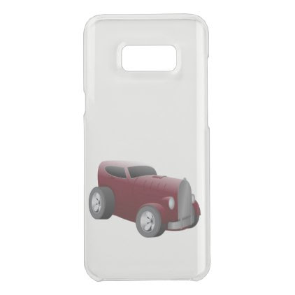 cherry red old hot rod muscle car uncommon samsung galaxy s8+ case