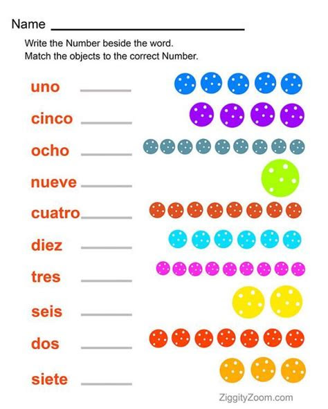  spanish numbers worksheet beginner spanish worksheets spanish