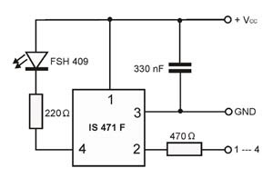Schaltplan Lichtschranke Modellbahn