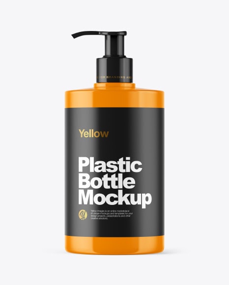 Download Download Glossy Plastic Bottle with Dispenser Mockup - Bottle Mockups free packaging mockups from the trusted websites.
