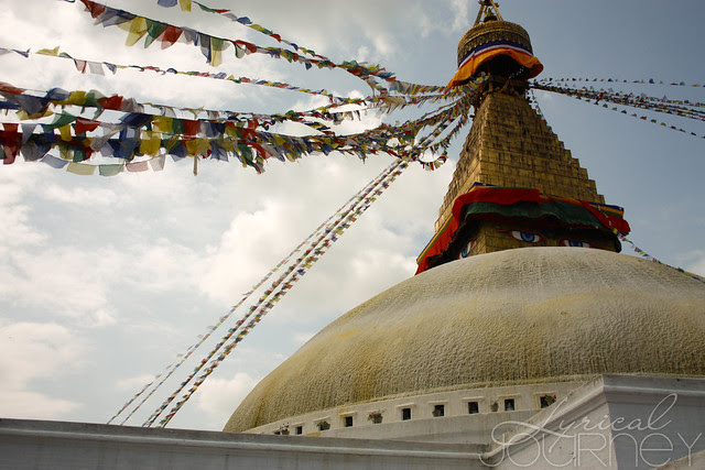 Stupa Prayer Flags