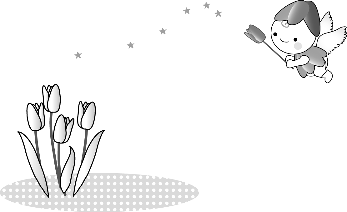 春 チューリップのイラスト 無料イラスト フリー素材